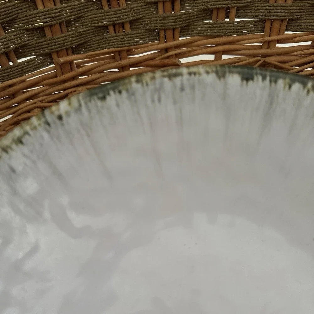 TOMMY BAHAMA MELAMINE WATERCOLOR SEASHELL EDGE CEREAL SOUP‎ BOWL
